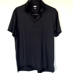 Old Navy Black Large Flex Polo